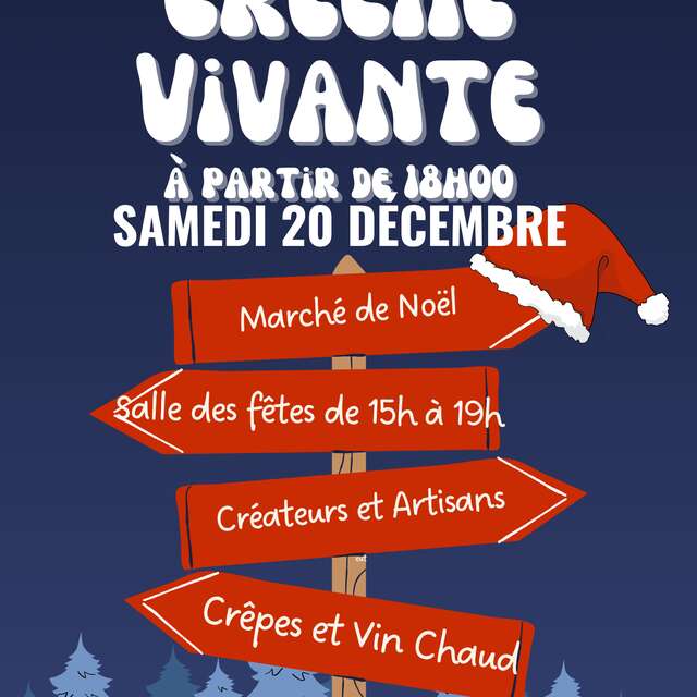 Crèche vivante et Marché de Noël
