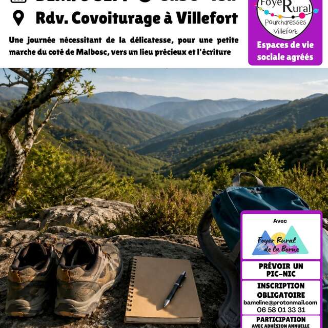 Journée Rando-écriture