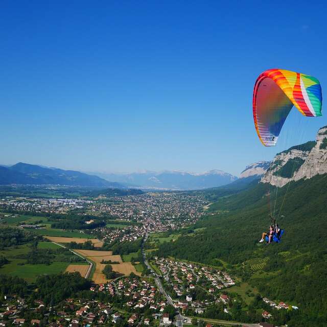 Tandem paragliding vlucht "Prévol