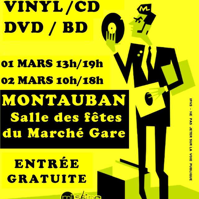 Bourse aux Disques Vinyl, CD, DVD & BD