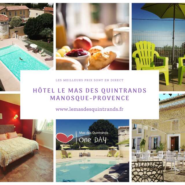 Hôtel Le Mas des Quintrands - Boutique Motel de charme à Manosque