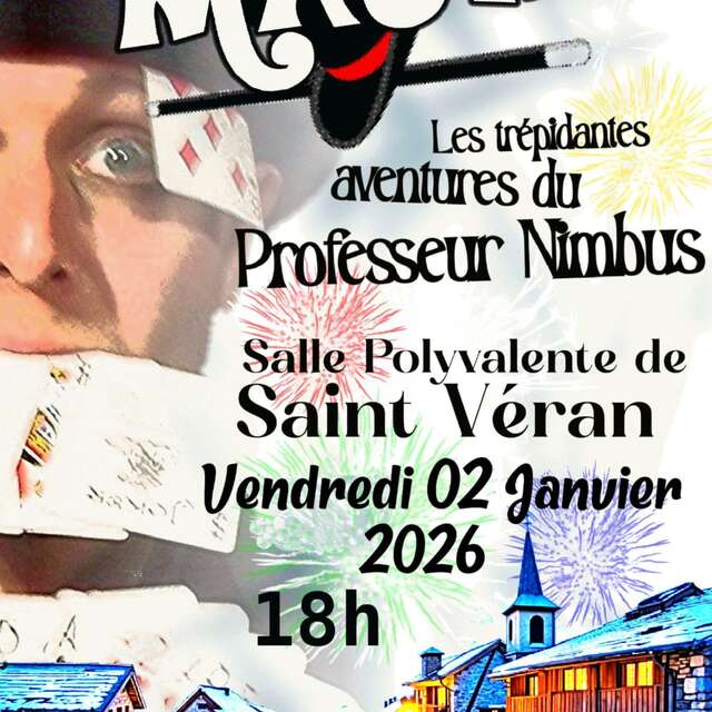 Spectacle de magie "Les trépidantes aventures du Professeur Nimbus"