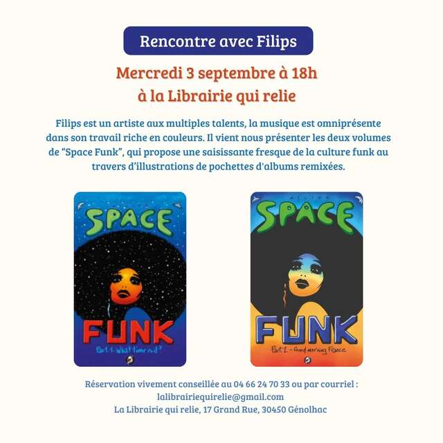 Rencontre avec Filips à la Librairie qui relie