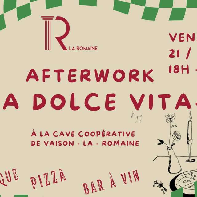 Afterwork 'La Dolce Vita' - Cave la Romaine