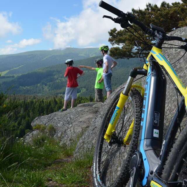Rando' fourme en VTT électrique