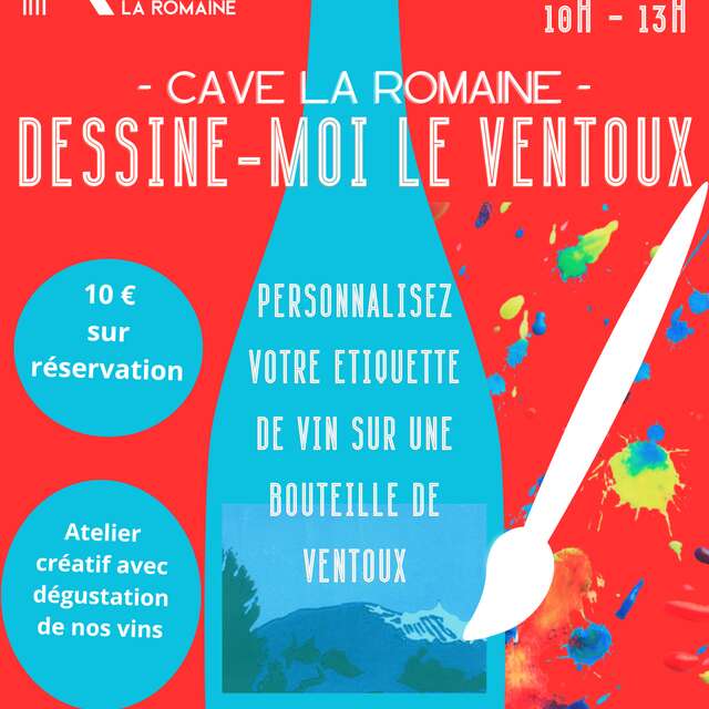 Vignobles en Scène - "Dessine-moi le Ventoux" - Atelier créatif à la Cave La Romaine