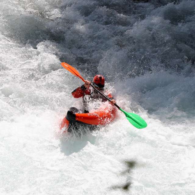 Canoraft Outing - Down the Giffre and Gorges des Tines between kayak and raft