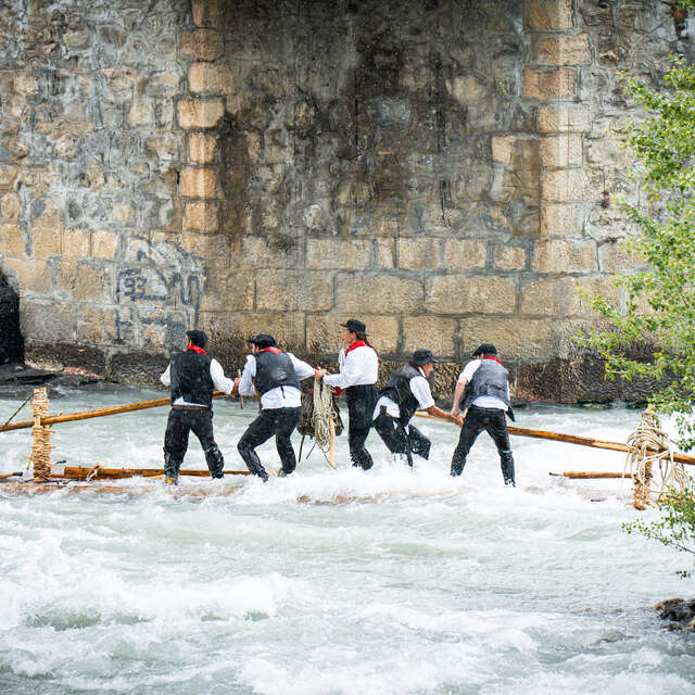 Descente des Radeliers de la Durance