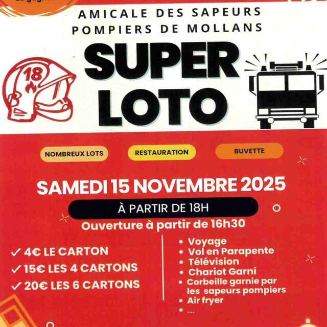 Loto for the firefighters' association