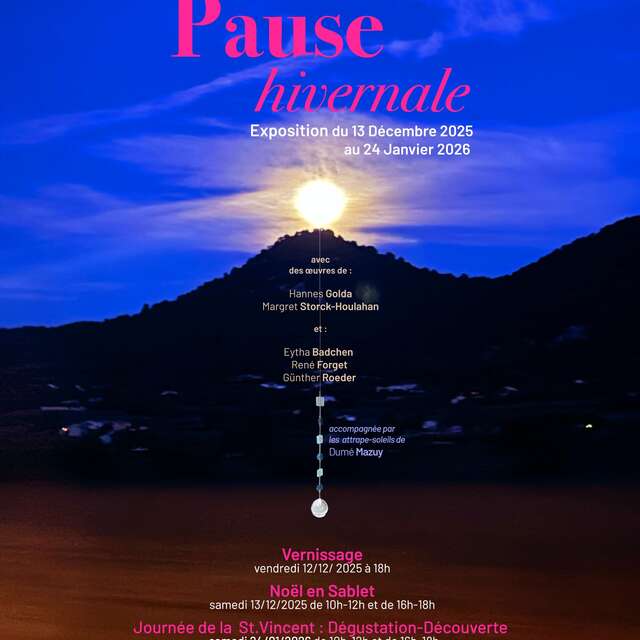 Exposition 'Pause hivernale' à la Baume Pèlerins