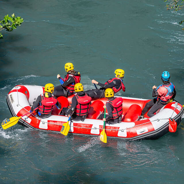 Descente en rafting sur la Dranse - parcours rodéo