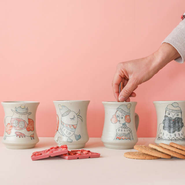 Hand-crafted pottery