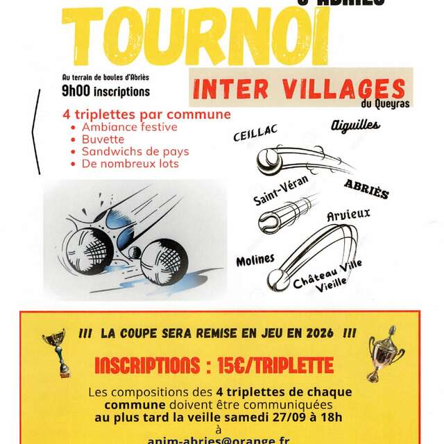 Tournoi de pétanque inter-villages du Queyras