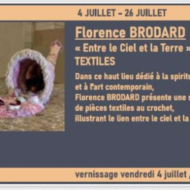 Textiles exhibition "Entre le Ciel et la Terre" by Florence Brodard - Art dans la Nef