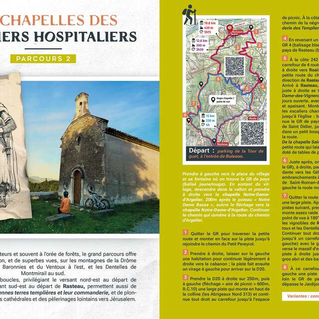 A la rencontre des Templiers Hospitaliers - Boucle Nord