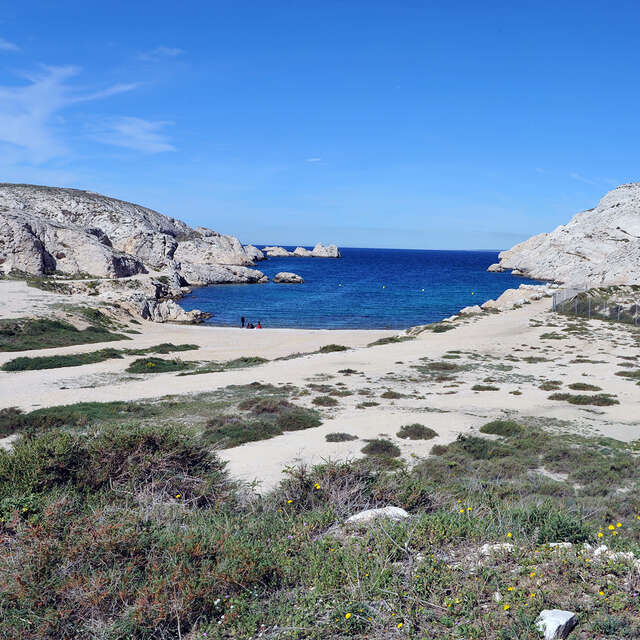Plage de la calanque de Morgiret