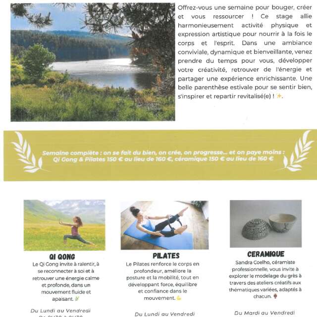 Stage créativité et bien-être