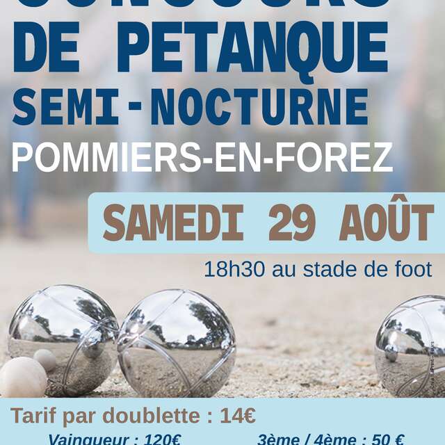 Concours de pétanque