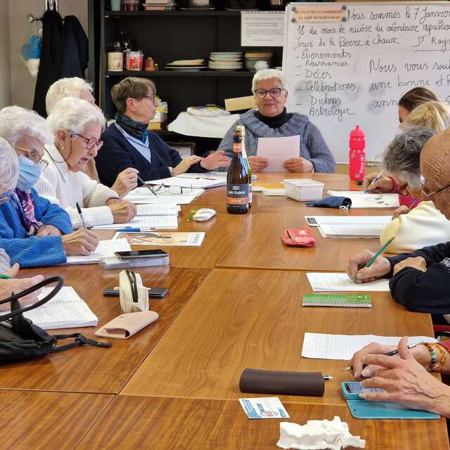 Atelier mémoire "Les rencontres du temps qui passe"