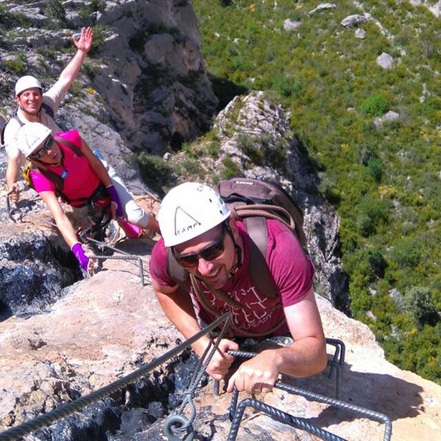 Via ferrata de Rouanne - Eric Fossard