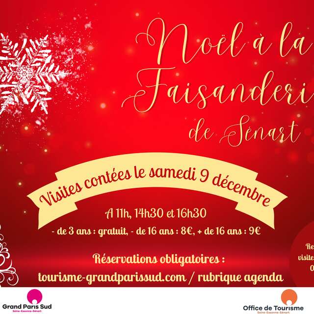 Visite Guidée contée de Noël à la Faisanderie de Sénart et de son parc de sculptures