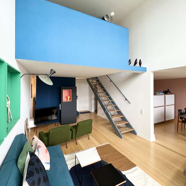 Meublé 4è rue de l'Unité d'Habitation Le Corbusier