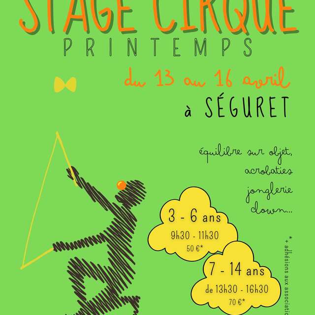 Frühlingszirkuskurs für Jugendliche