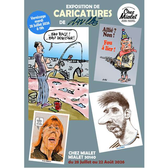 Exposition de caricatures de Nav