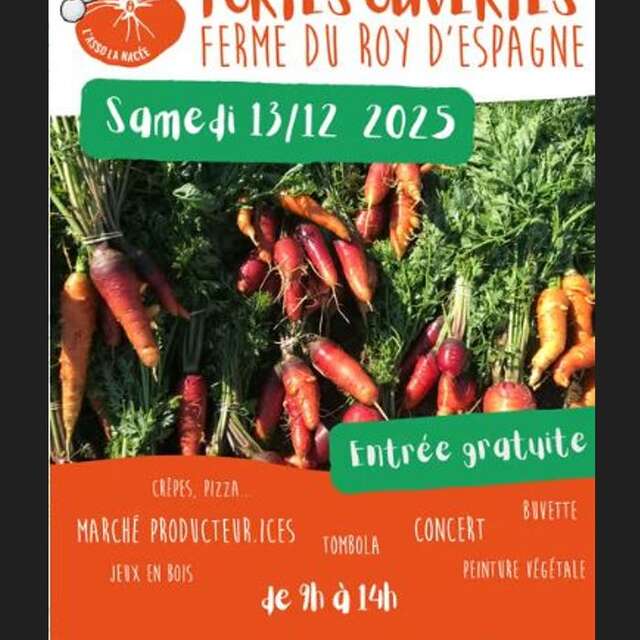Marché de Noël festif à la ferme du Roy d'Espagne