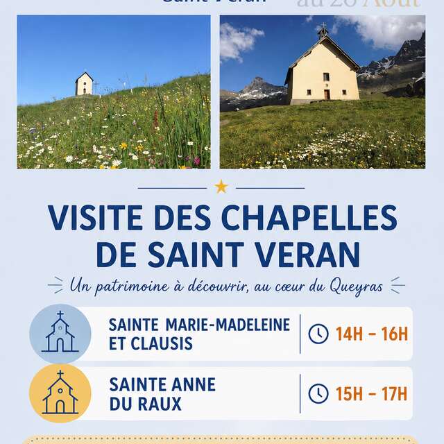 Visits to the chapels of Saint-Véran