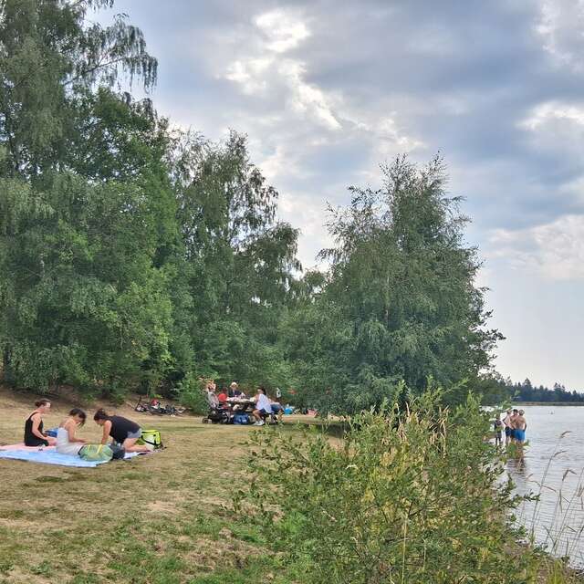 Baignade au Lac de Devesset
