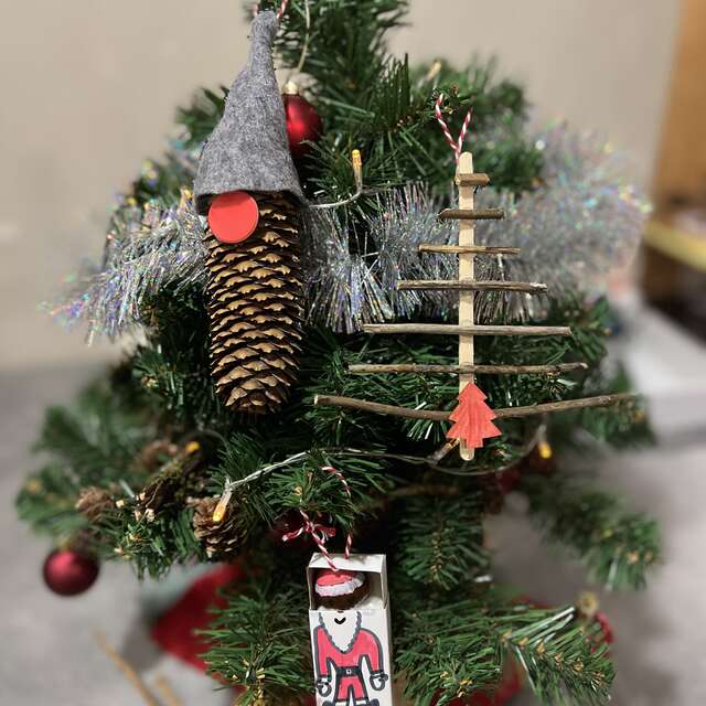 Déco nature de Noël