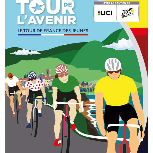 Arrivée de la 3ème étape du Tour de l’Avenir 2025