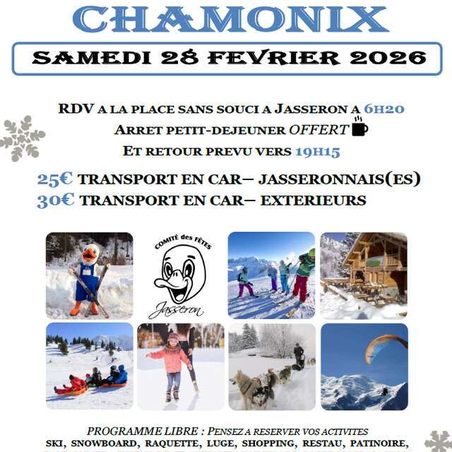 Sortie à Chamonix