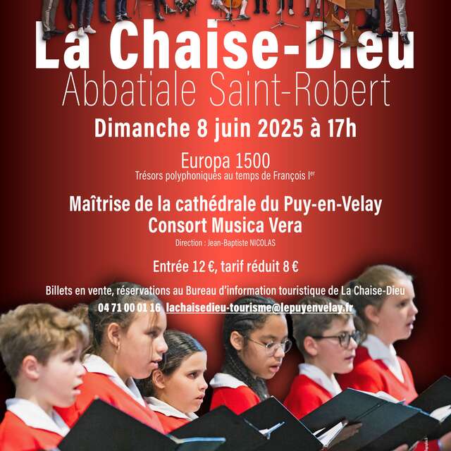 Concert « EUROPA 1500, trésors polyphoniques au temps de François Ier »