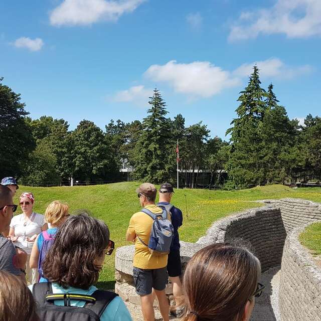 Visites des souterrains et des tranchées Vimy Ridge