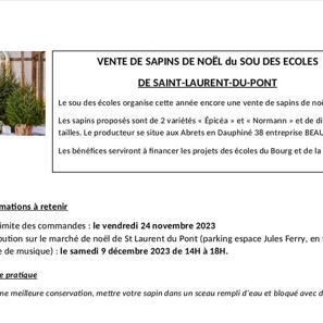 vente sapins