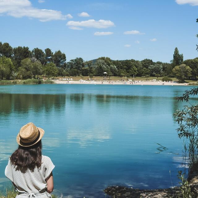 Plan d'eau du Camping Val de Durance