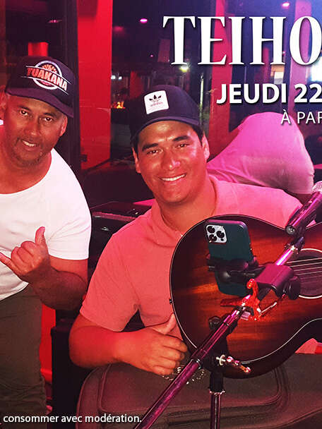 Concert Teiho & Hans - Prin's Bar Tahiti