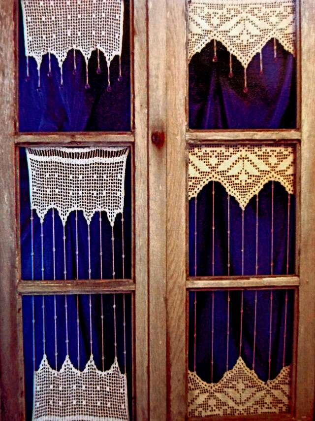 Stage rideaux de dentelle crochet