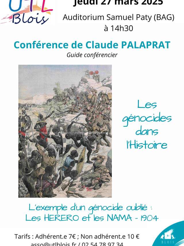 Conférence : les génocides dans l'histoire