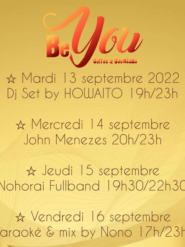 Concert John Menezes - Be You Coffee & Cocktails