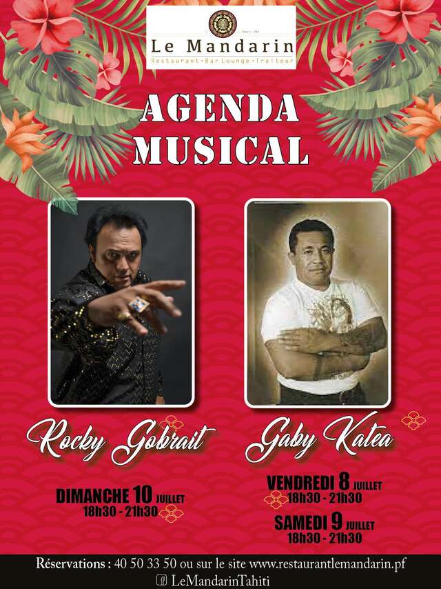 Concert Gaby Katea - Le Mandarin Tahiti