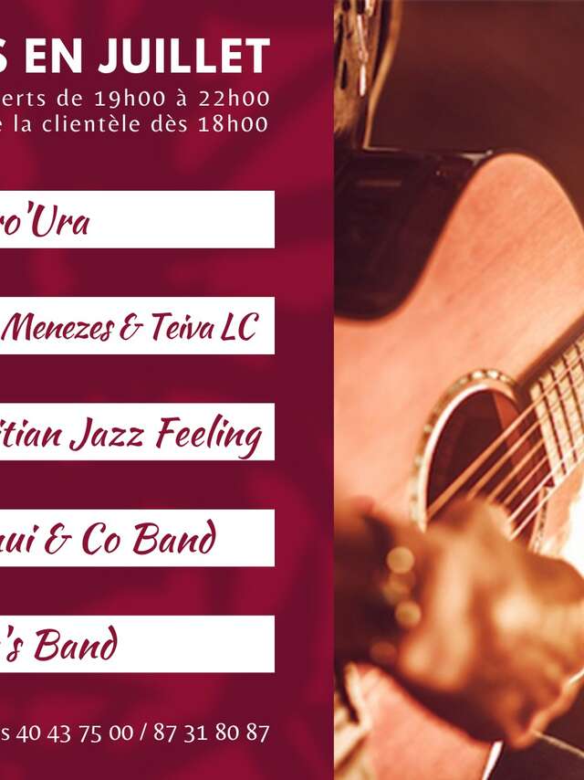 Concert Tahitian Jazz Feeling - Red Restaurant