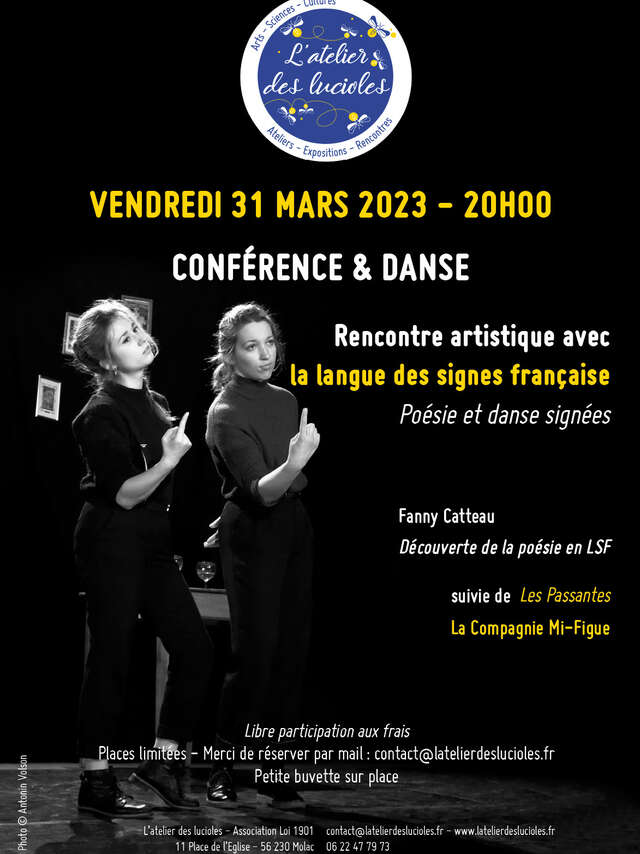 Poésie et danse signées
