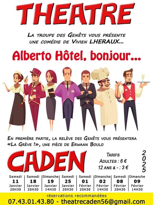 Théâtre "Alberto Hôtel, bonjour..."