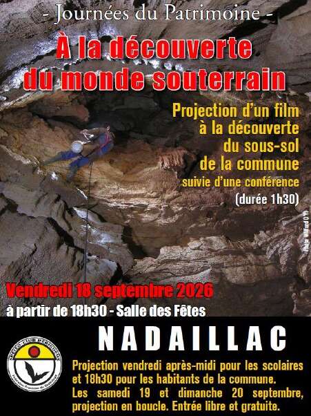 Journées du Patrimoine – À la découverte du monde souterrain