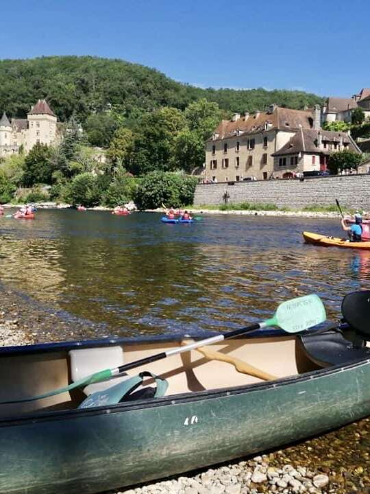 Canoës du Camping Le Rocher de la Cave