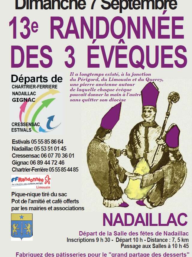 13ᵉ RANDONNÉE DES 3 ÉVÊQUES