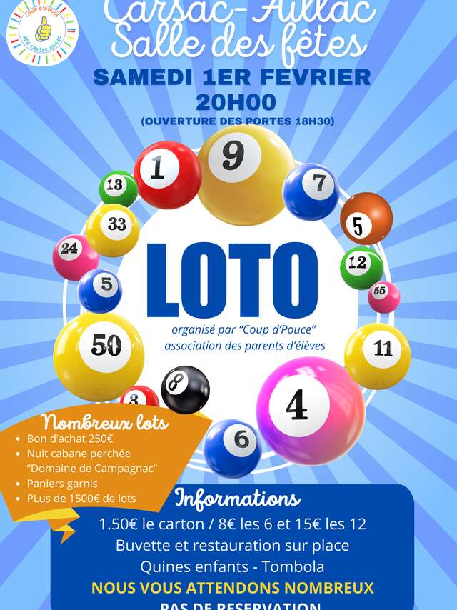 Grand Loto à Carsac-Aillac